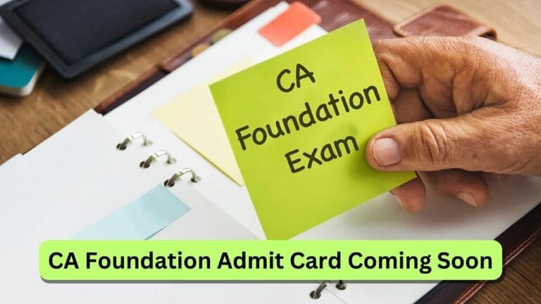 ICAI CA Foundation Admit Card