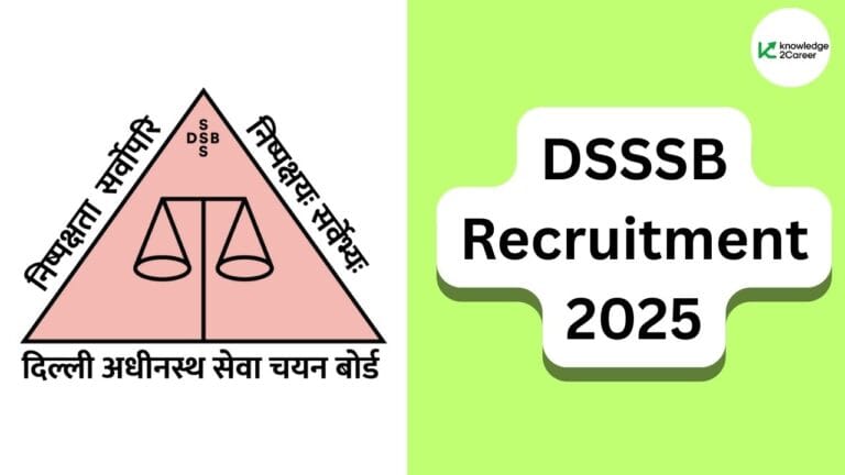 DSSSB Recruitment 2025