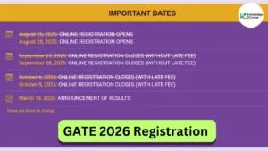 GATE 2026 registration