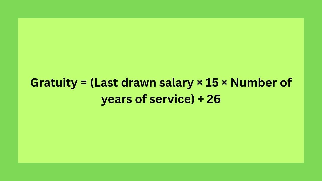 gratuity calculator formula