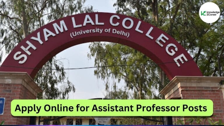 Shyam Lal College Evening Recruitment