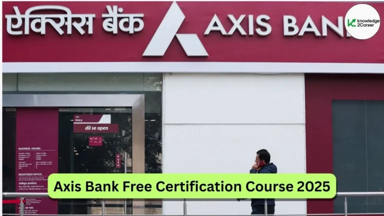 Axis Bank Free Certification Course 2025