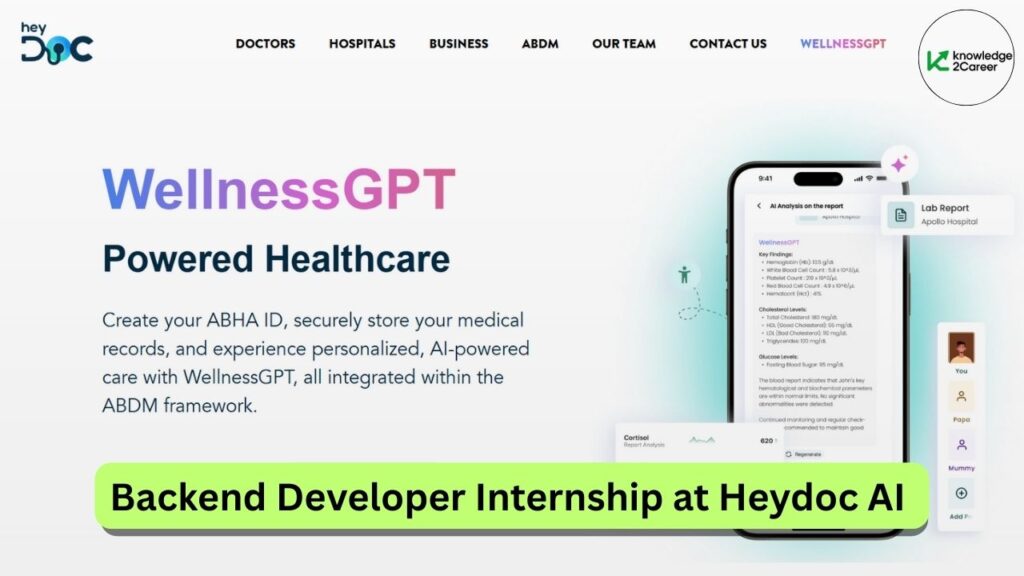 Backend Developer Internship 2025 at Heydoc AI 