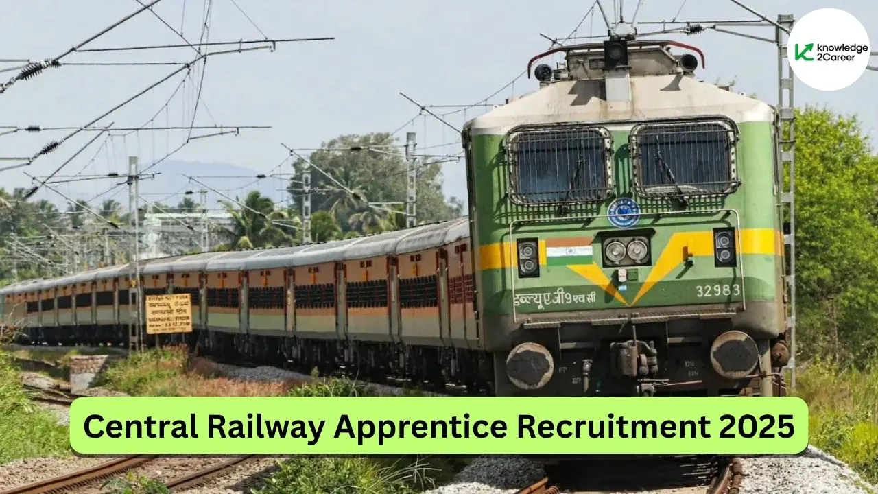Central Railway Apprentice Recruitment 2025
