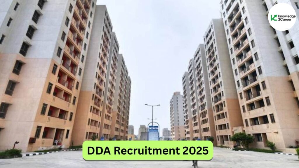 DDA Recruitment 2025
