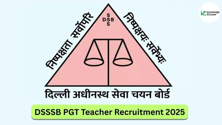 DSSSB PGT Exam 2025