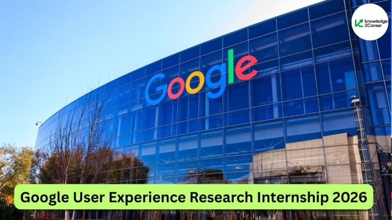 Google User Experience Research Internship