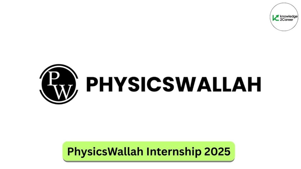 PhysicsWallah Internship 2025