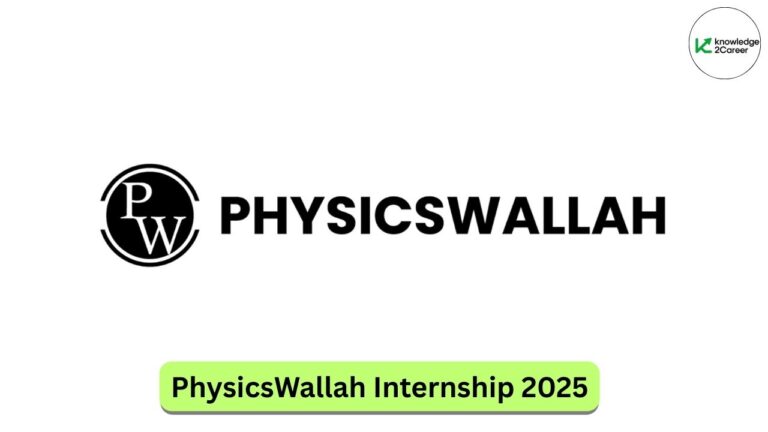 PhysicsWallah Internship 2025
