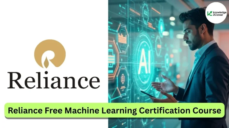Reliance Free Machine Learning Certification Course 2025