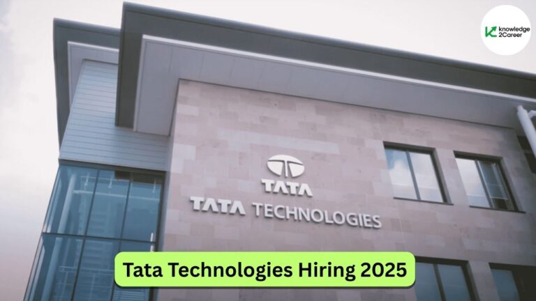 Tata Technologies Hiring 2025